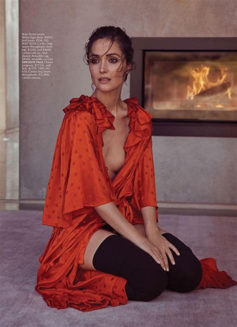 rose byrne hot|Rose Byrne stuns in photos for Marie Claire Australia magazine